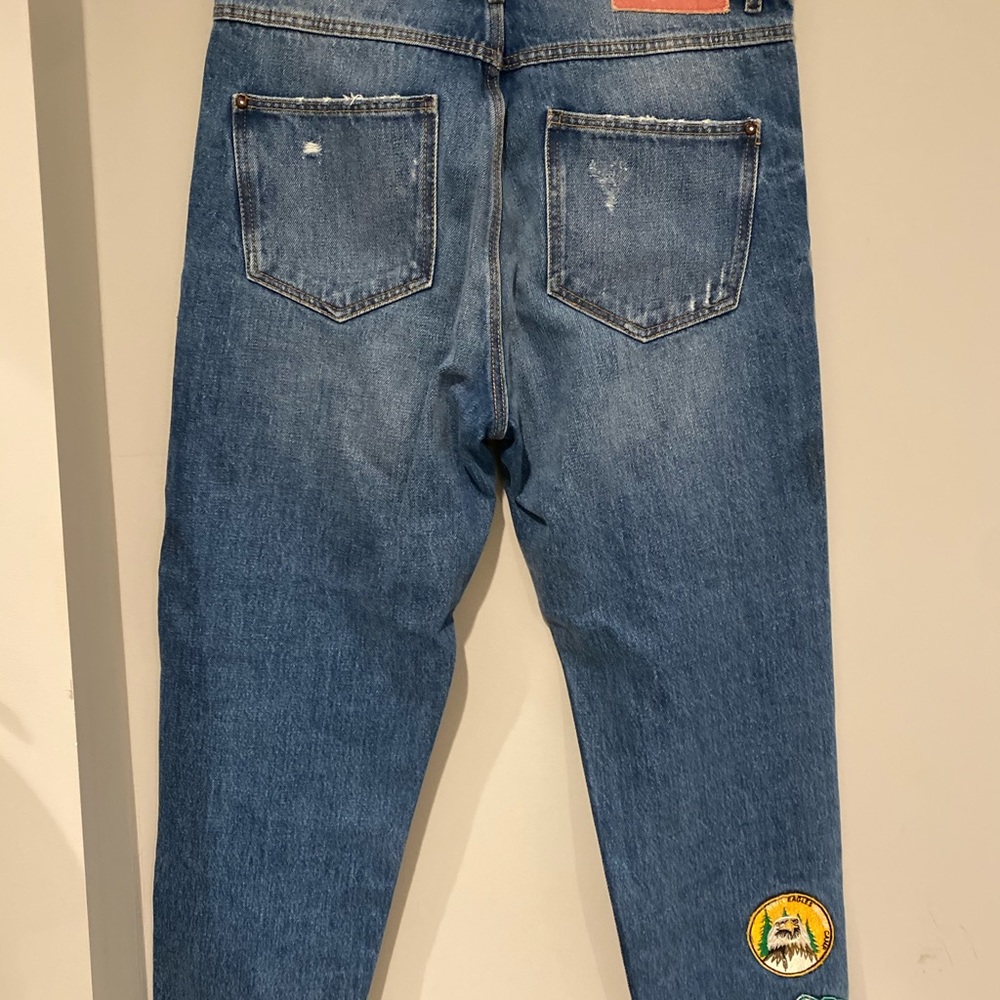 Zara patchwork jeans - Picture 3 of 3